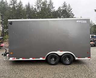 Thumbnail Photo of 2026 Royal 8.5x16 +V-Nose 11,400lb GVW Cargo Trailer - Ramp Door 