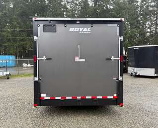 Thumbnail Photo of 2026 Royal 8.5x16 +V-Nose 11,400lb GVW Cargo Trailer - Ramp Door 