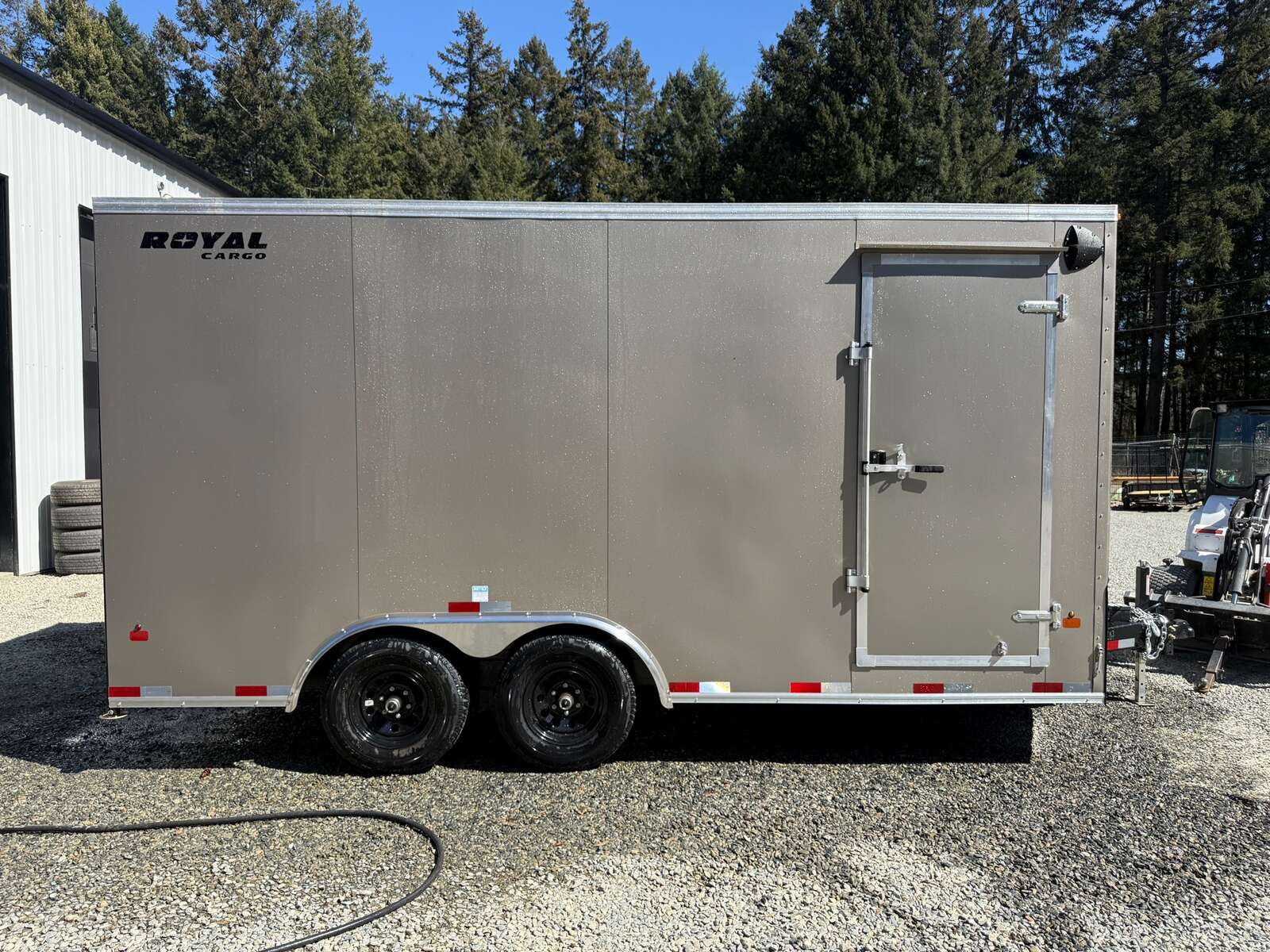 Photo of 2026 Royal 8.5x16 +V-Nose 11,400lb GVW Cargo Trailer - Ramp Door