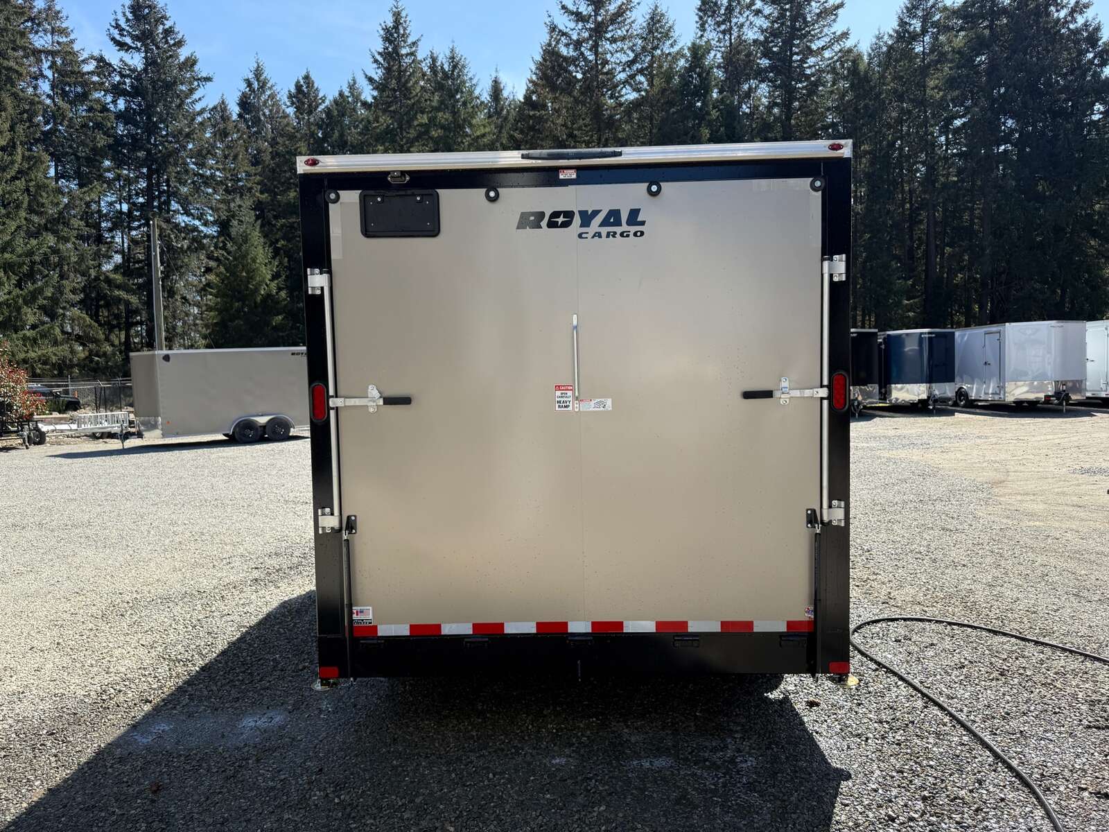 Photo of 2026 Royal 8.5x16 +V-Nose 11,400lb GVW Cargo Trailer - Ramp Door