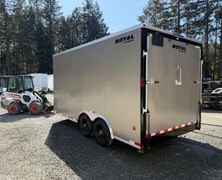 Thumbnail Photo of 2026 Royal 8.5x16 +V-Nose 11,400lb GVW Cargo Trailer - Ramp Door