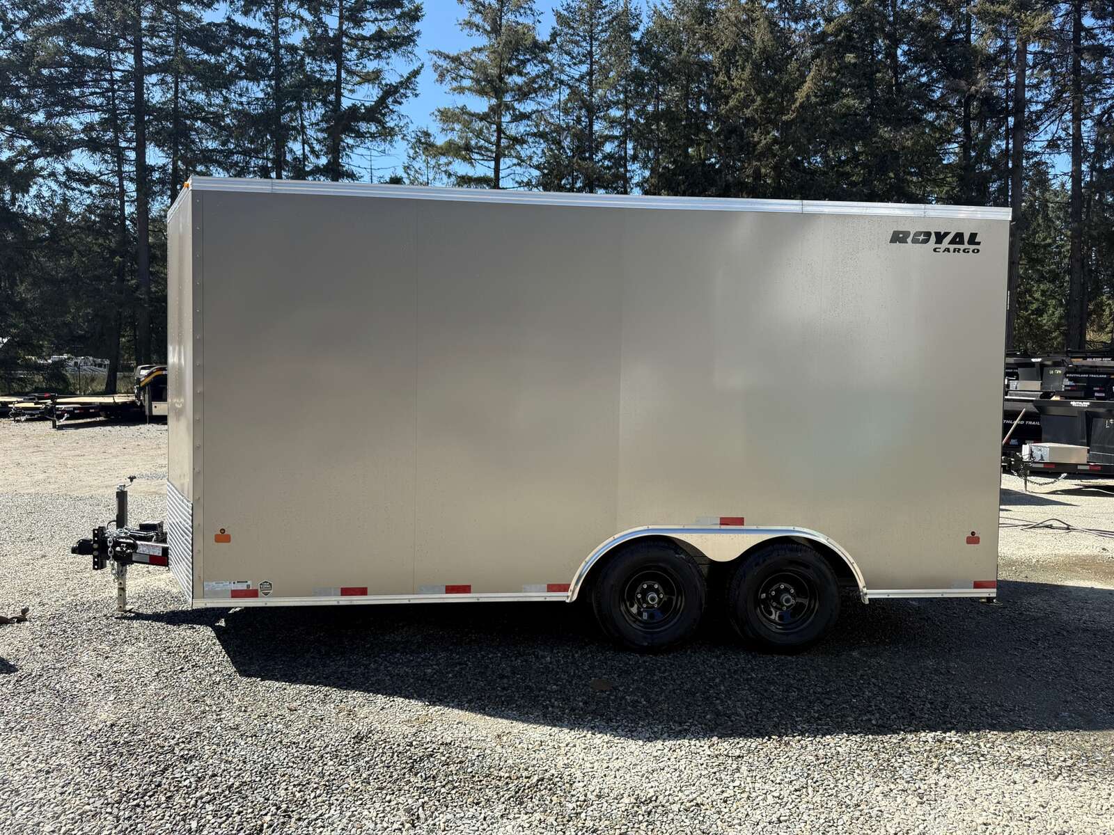 Photo of 2026 Royal 8.5x16 +V-Nose 11,400lb GVW Cargo Trailer - Ramp Door