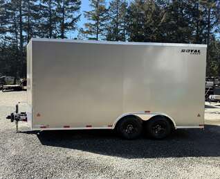 Thumbnail Photo of 2026 Royal 8.5x16 +V-Nose 11,400lb GVW Cargo Trailer - Ramp Door