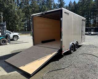 Thumbnail Photo of 2026 Royal 8.5x16 +V-Nose 11,400lb GVW Cargo Trailer - Ramp Door