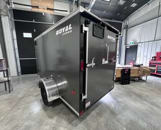 Thumbnail Photo of 2026 Royal 5x10 +V-Nose 2,990lb GVW Cargo Trailer - Side Door - Ramp Door 