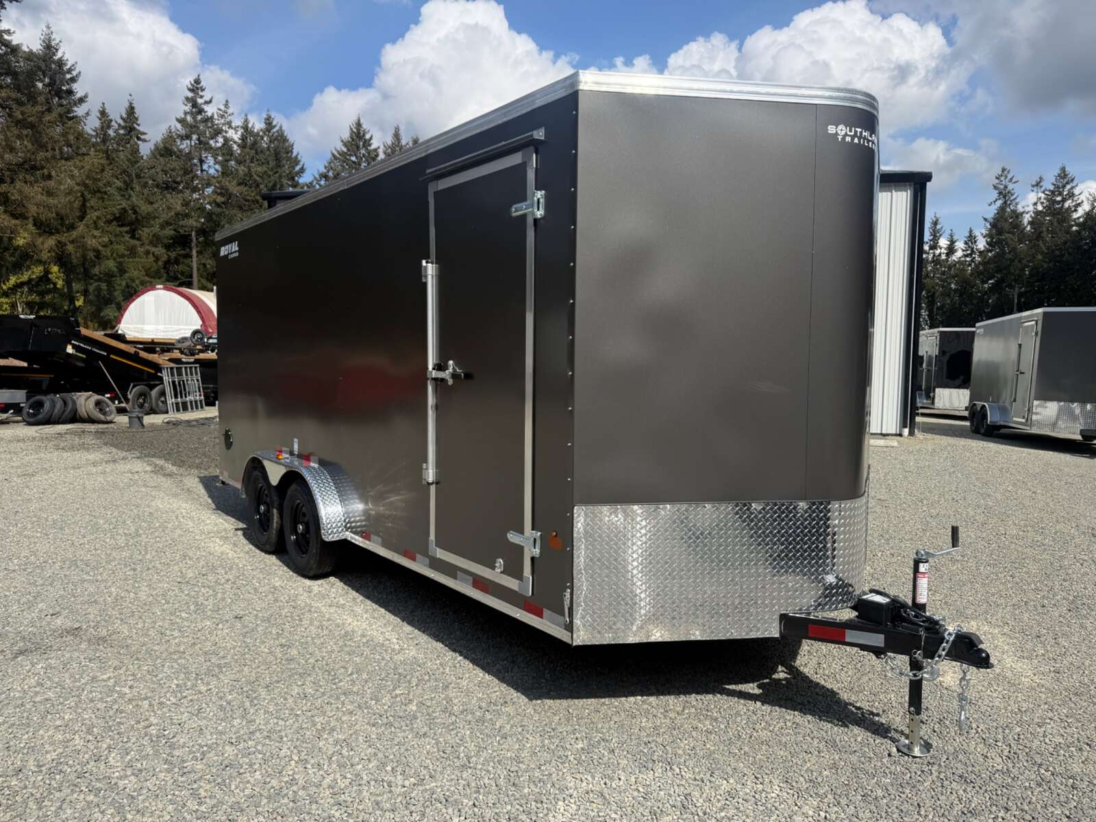 Photo of 2026 Royal Cargo 7.5x18+V 11,400lb GVWR - 86" Interior - Rear Ramp Door 