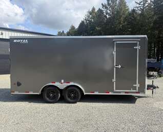 Thumbnail Photo of 2026 Royal Cargo 7.5x18+V 11,400lb GVWR - 86" Interior - Rear Ramp Door 