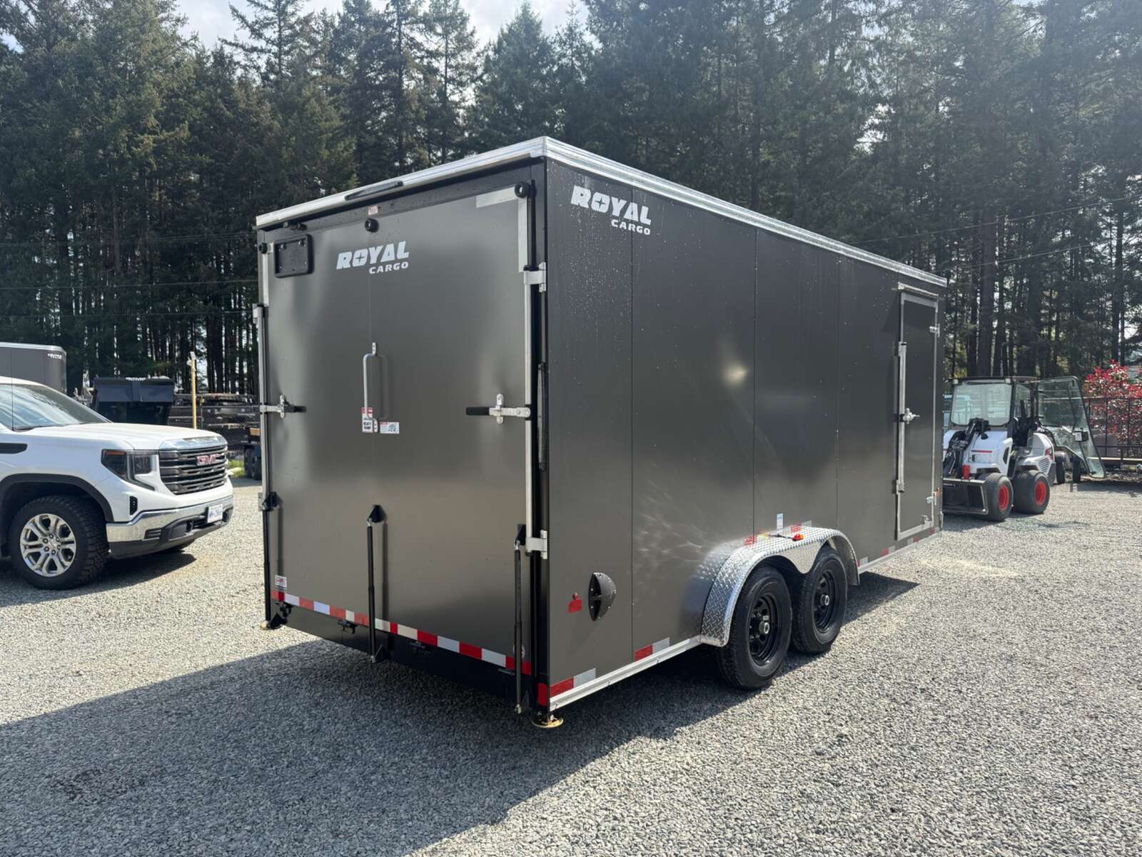 Photo of 2026 Royal Cargo 7.5x18+V 11,400lb GVWR - 86" Interior - Rear Ramp Door 