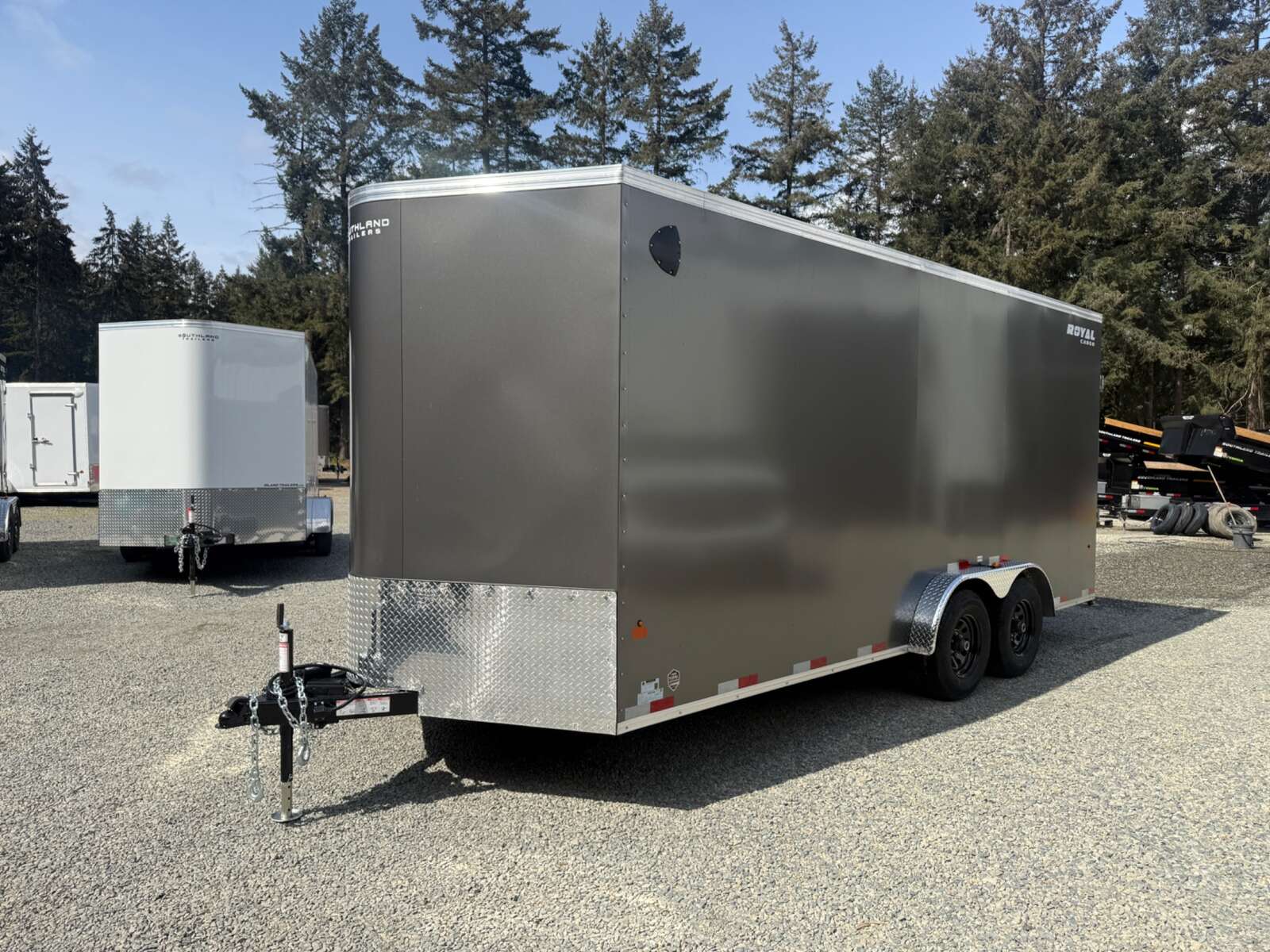 Photo of 2026 Royal Cargo 7.5x18+V 11,400lb GVWR - 86" Interior - Rear Ramp Door 