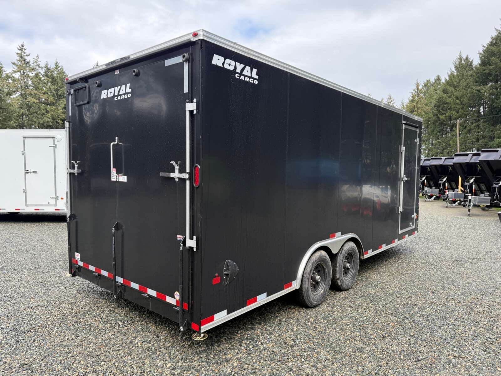 Photo of 2026 Royal 8.5x20 +V-Nose 11,400lb GVW Cargo Trailer - Ramp Door 