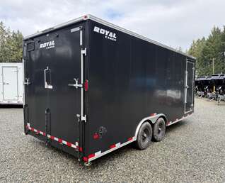 Thumbnail Photo of 2026 Royal 8.5x20 +V-Nose 11,400lb GVW Cargo Trailer - Ramp Door 