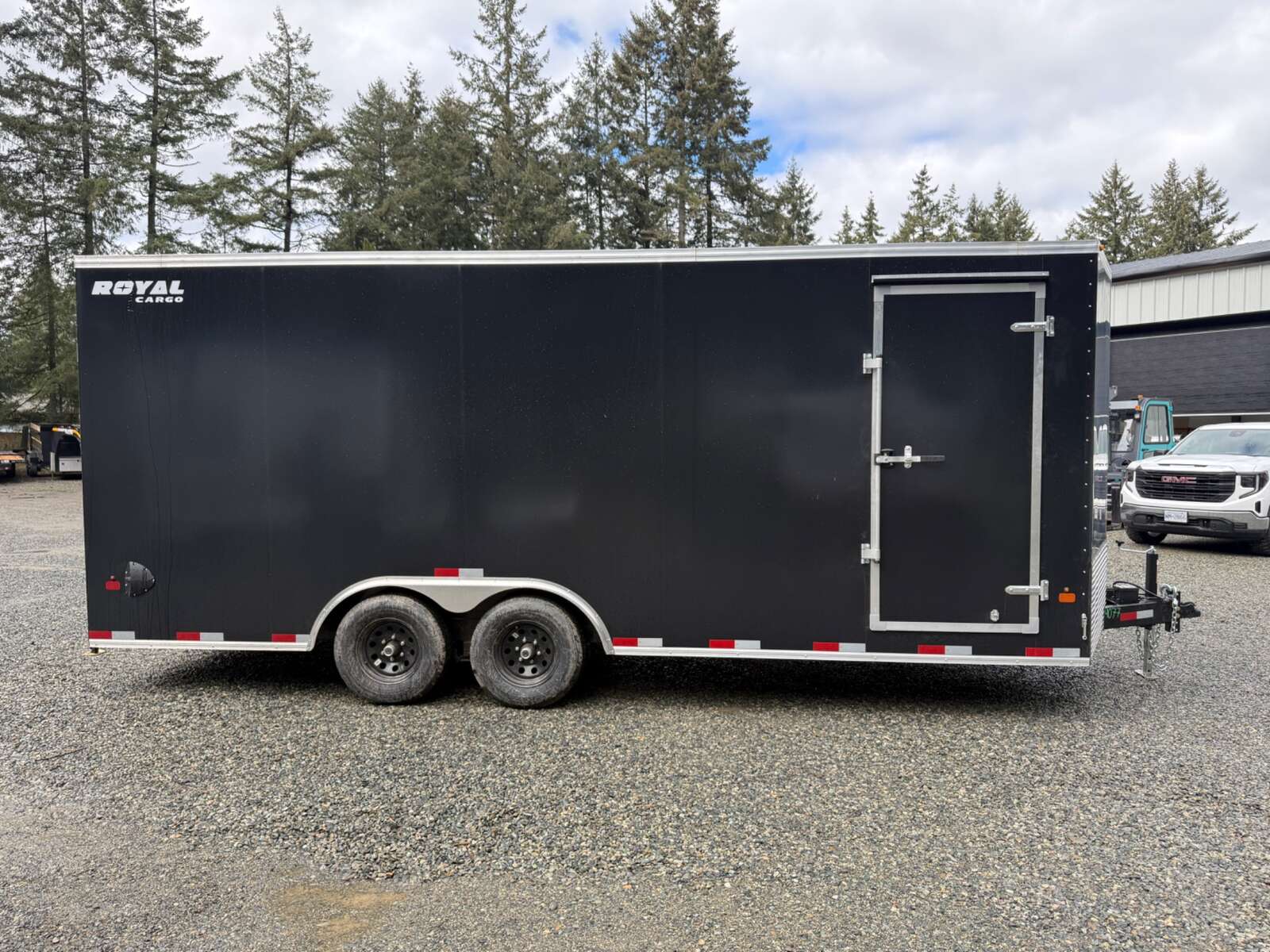 Photo of 2026 Royal 8.5x20 +V-Nose 11,400lb GVW Cargo Trailer - Ramp Door 