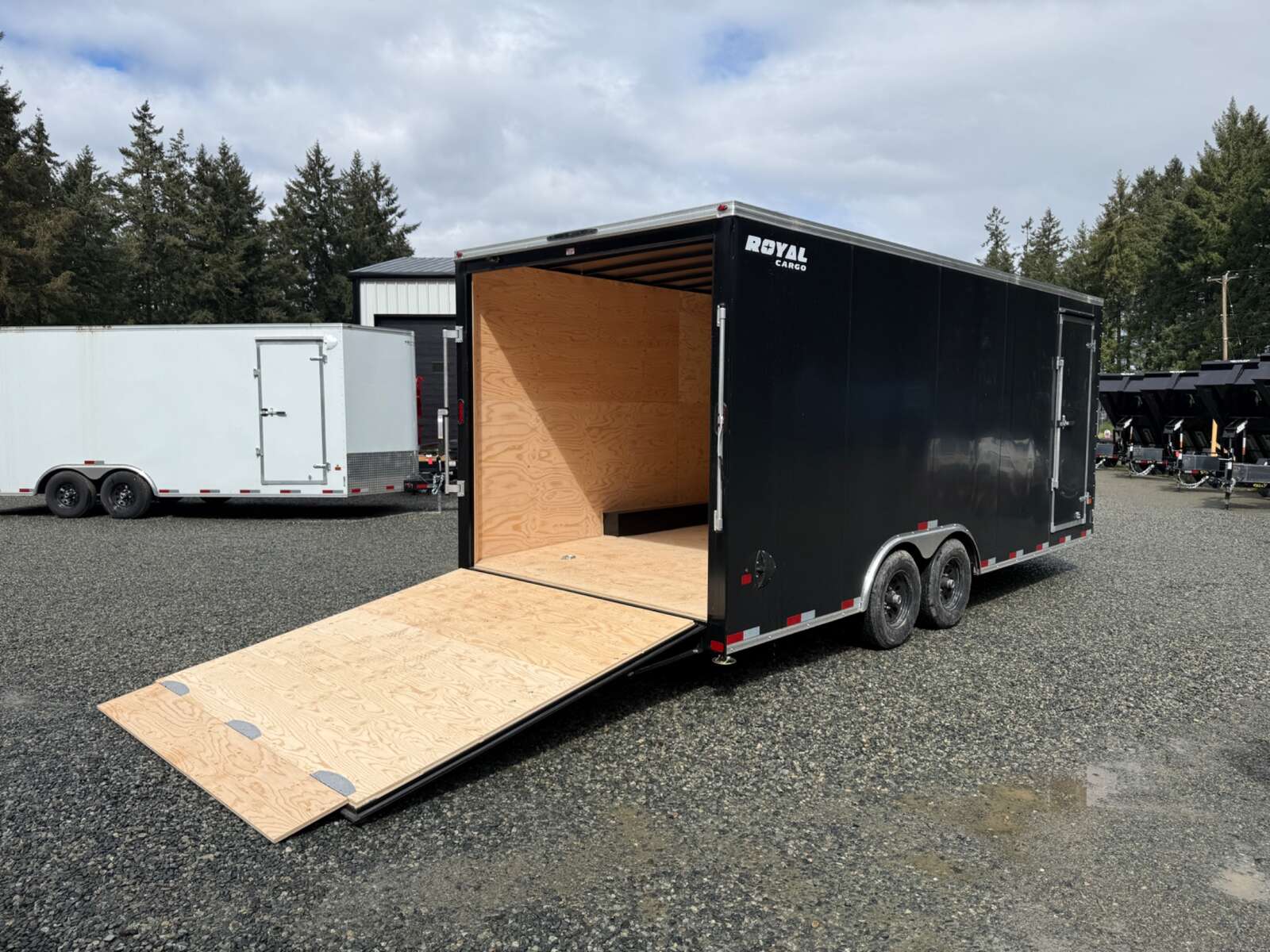 Photo of 2026 Royal 8.5x20 +V-Nose 11,400lb GVW Cargo Trailer - Ramp Door 