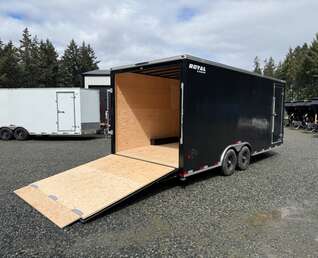 Thumbnail Photo of 2026 Royal 8.5x20 +V-Nose 11,400lb GVW Cargo Trailer - Ramp Door 