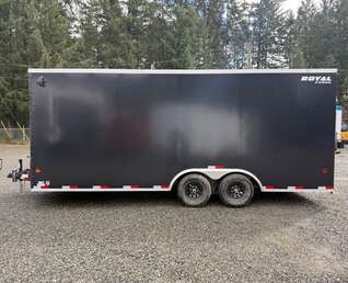Thumbnail Photo of 2026 Royal 8.5x20 +V-Nose 11,400lb GVW Cargo Trailer - Ramp Door 