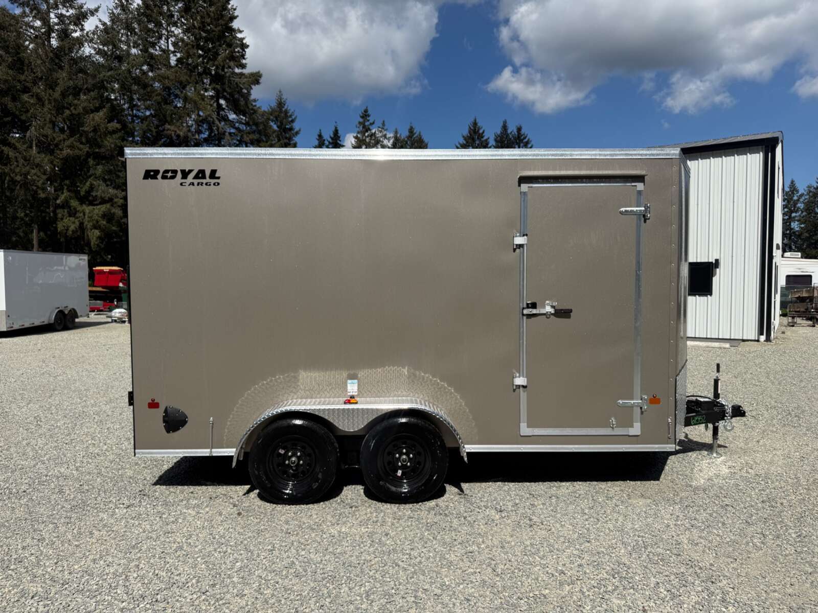 Photo of 2026 ROYAL CARGO 7X14+V 7700LB GVW - 86" INTERIOR - BARN DOOR