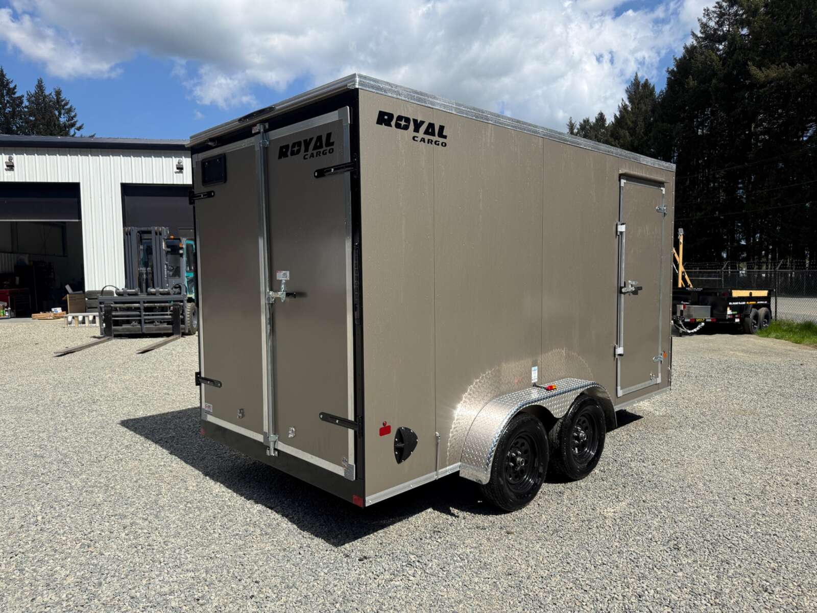 Photo of 2026 ROYAL CARGO 7X14+V 7700LB GVW - 86" INTERIOR - BARN DOOR