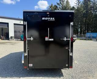Thumbnail Photo of 2026 ROYAL 6X12 +V-NOSE 7,700LB GVW CARGO TRAILER - 78" INTERIOR - RAMP DOOR 