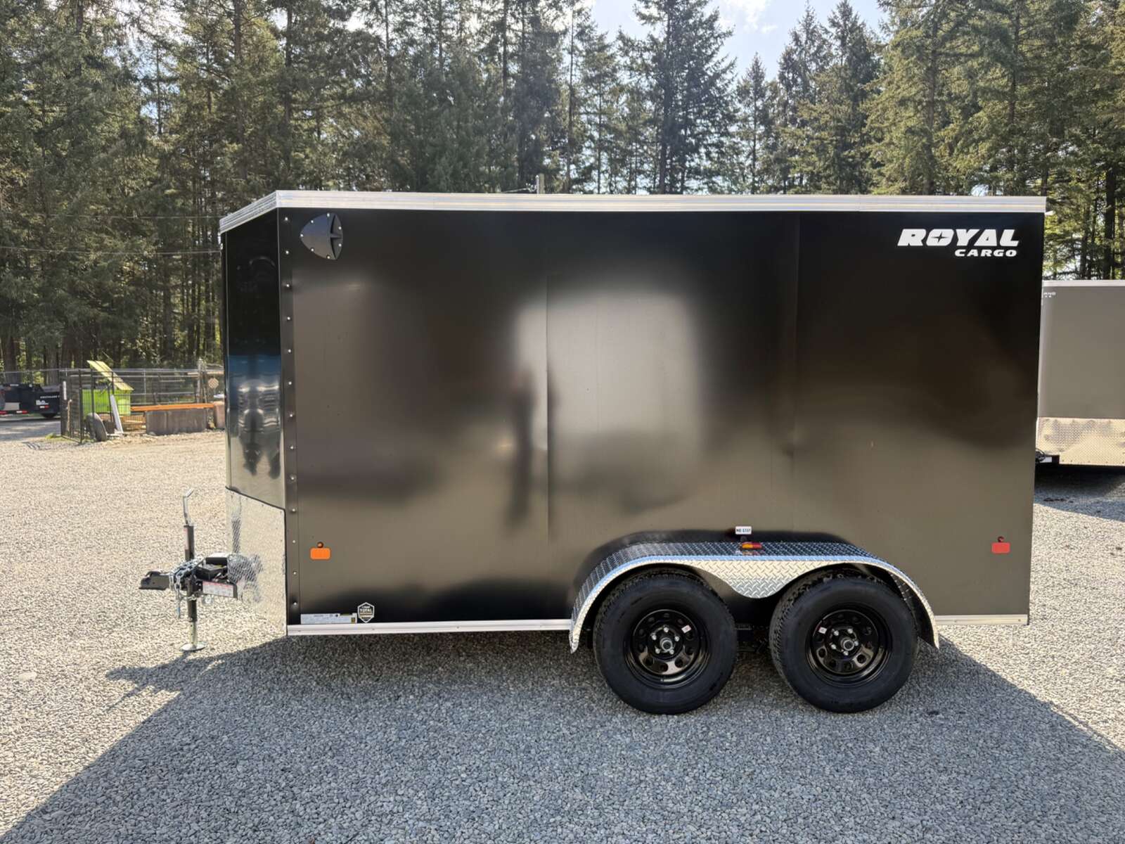 Photo of 2026 ROYAL 6X12 +V-NOSE 7,700LB GVW CARGO TRAILER - 78" INTERIOR - RAMP DOOR 