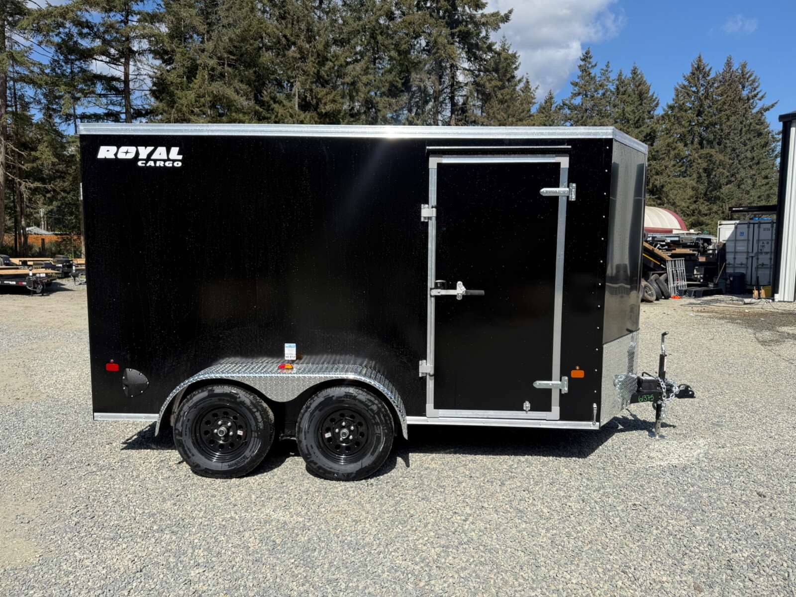 Photo of 2026 ROYAL 6X12 +V-NOSE 7,700LB GVW CARGO TRAILER - 78" INTERIOR - RAMP DOOR 