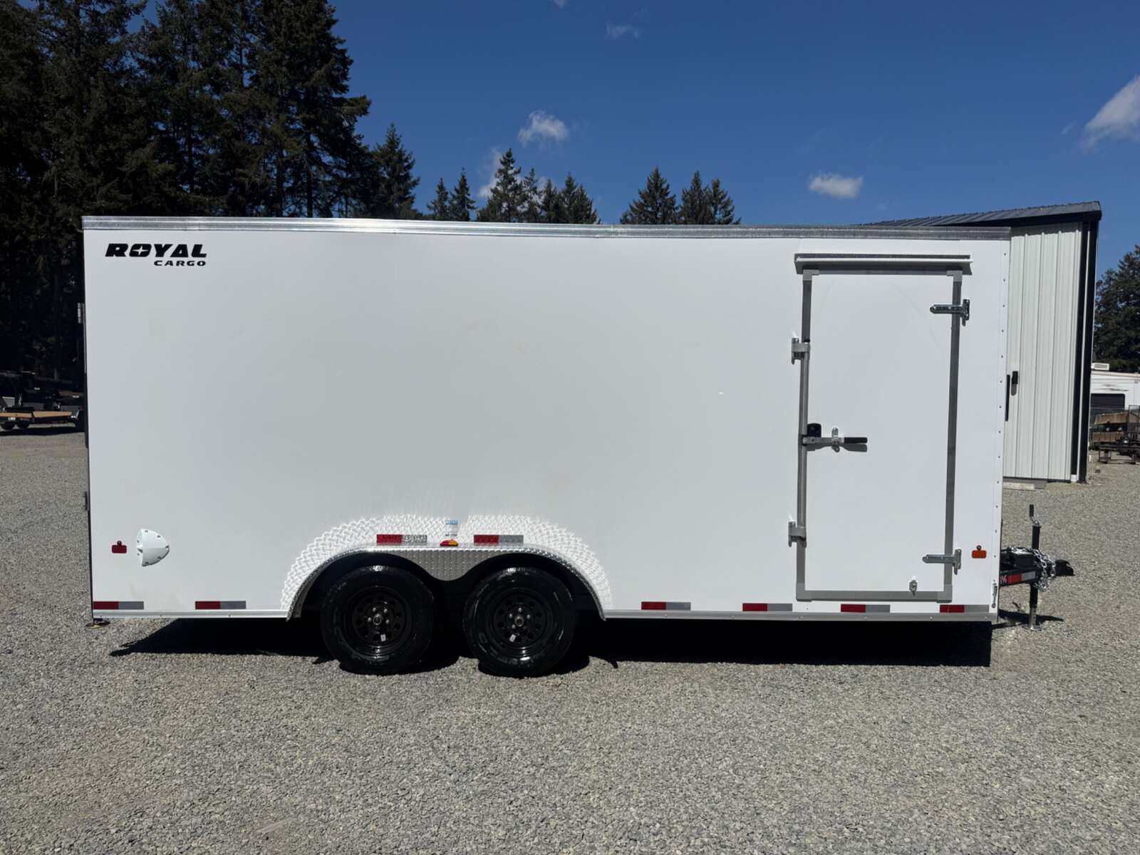Photo of 2026 Royal Cargo 7.5x18+V 7,700lb GVWR - 86" Interior - Rear Ramp Door