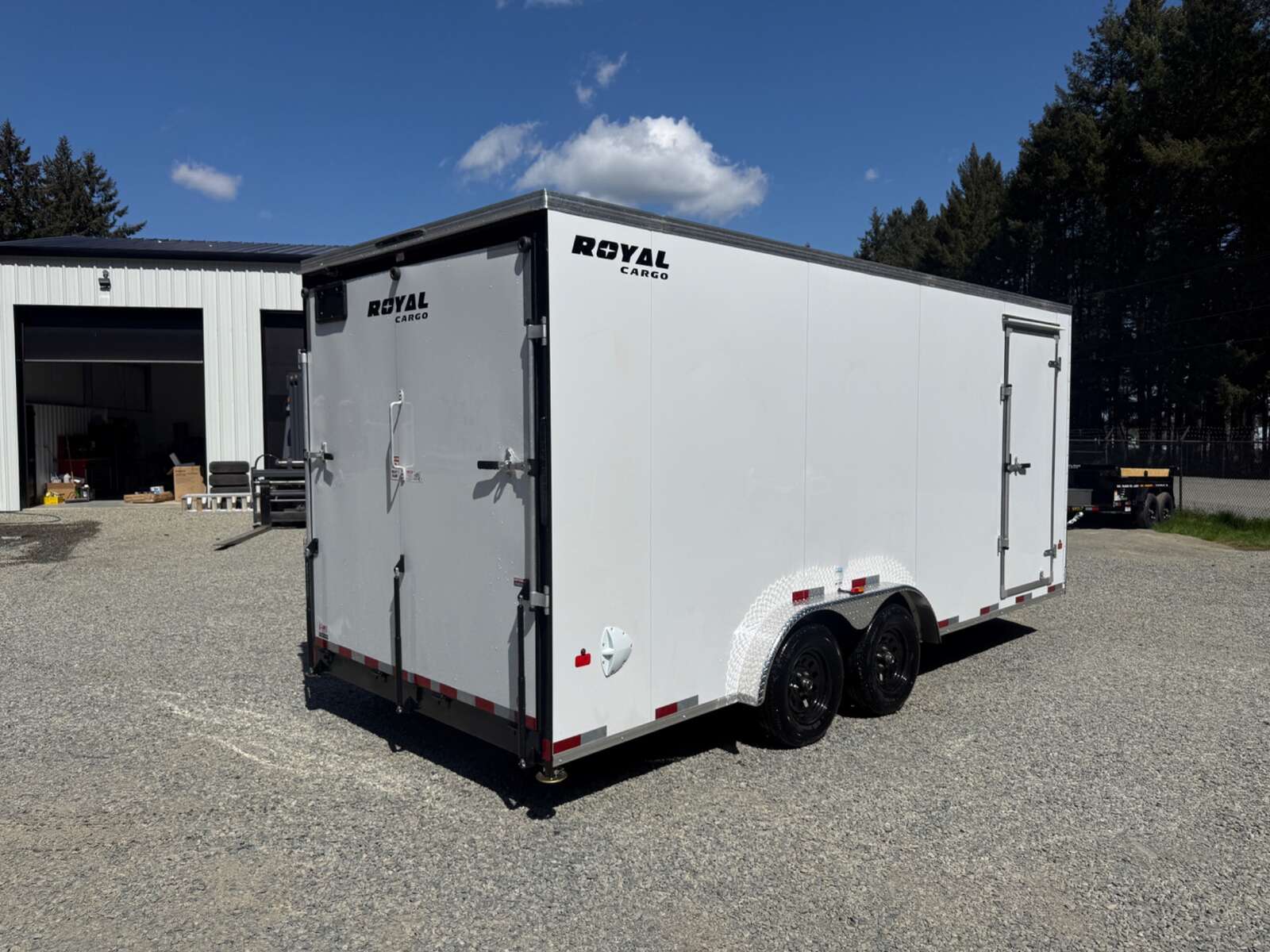 Photo of 2026 Royal Cargo 7.5x18+V 7,700lb GVWR - 86" Interior - Rear Ramp Door