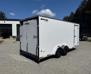Thumbnail Photo of 2026 Royal Cargo 7.5x18+V 7,700lb GVWR - 86" Interior - Rear Ramp Door