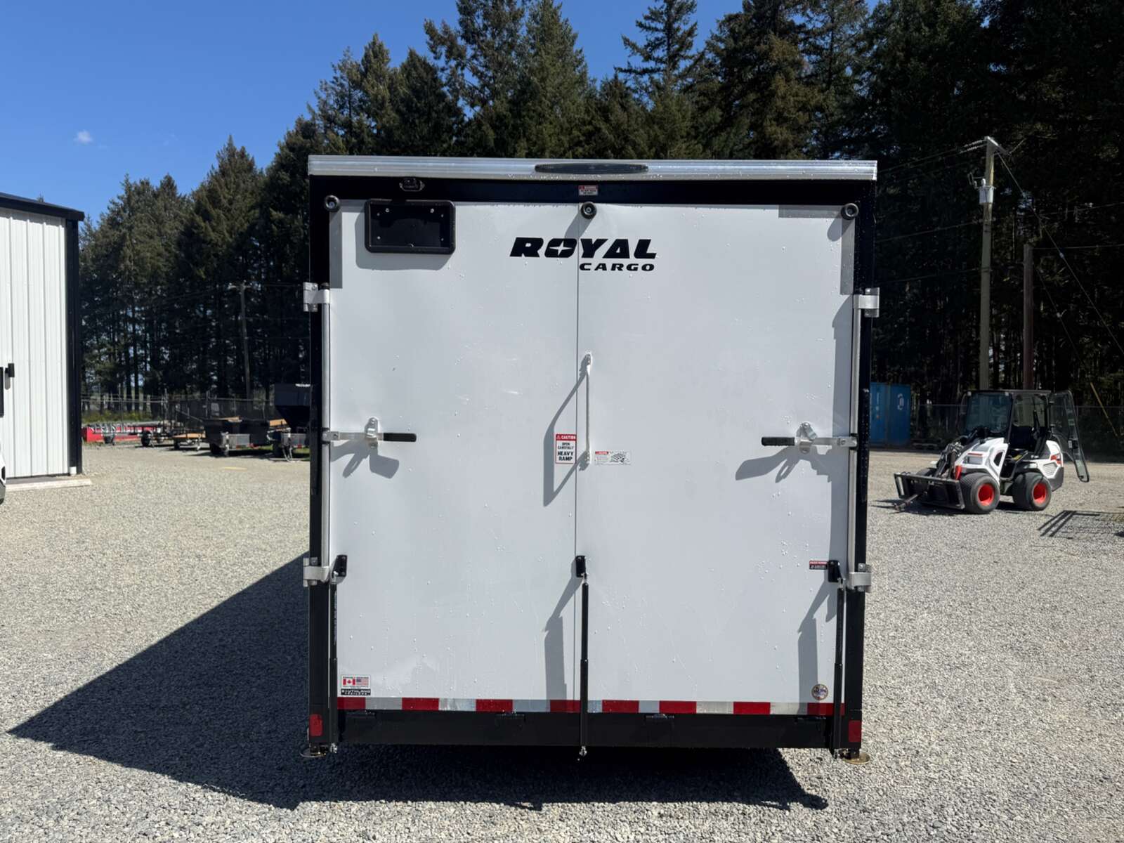 Photo of 2026 Royal Cargo 7.5x18+V 7,700lb GVWR - 86" Interior - Rear Ramp Door