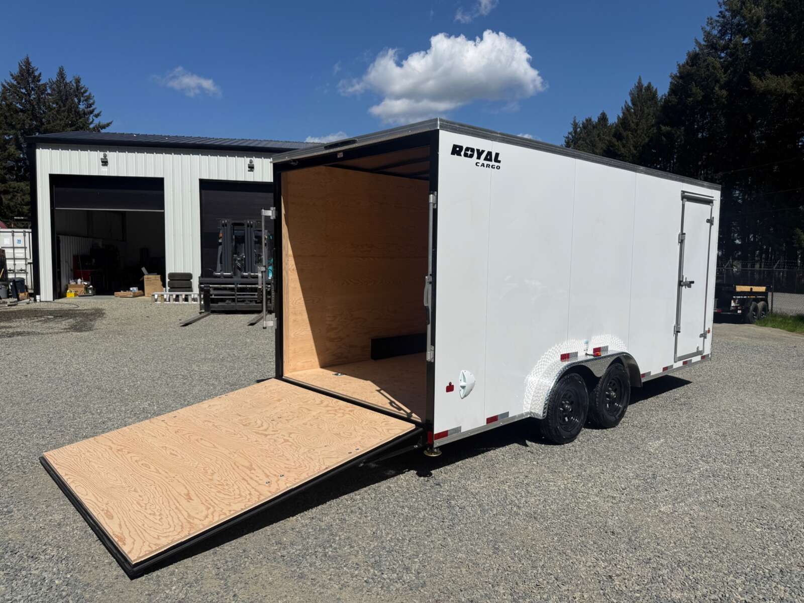 Photo of 2026 Royal Cargo 7.5x18+V 7,700lb GVWR - 86" Interior - Rear Ramp Door