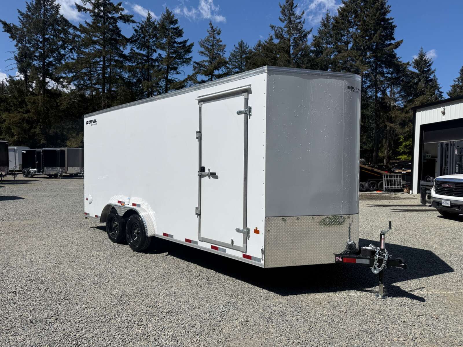 Photo of 2026 Royal Cargo 7.5x18+V 7,700lb GVWR - 86" Interior - Rear Ramp Door