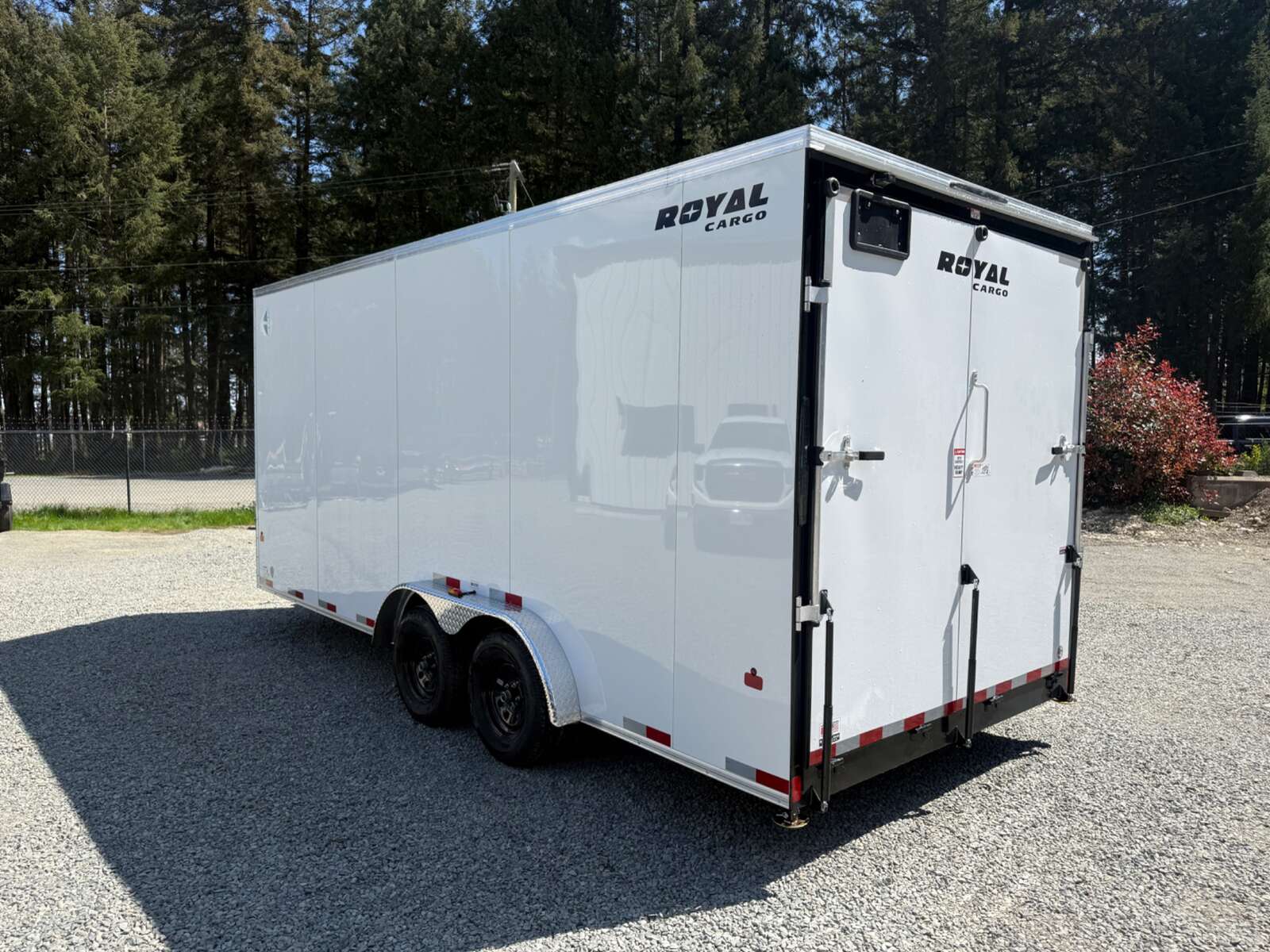 Photo of 2026 Royal Cargo 7.5x18+V 7,700lb GVWR - 86" Interior - Rear Ramp Door