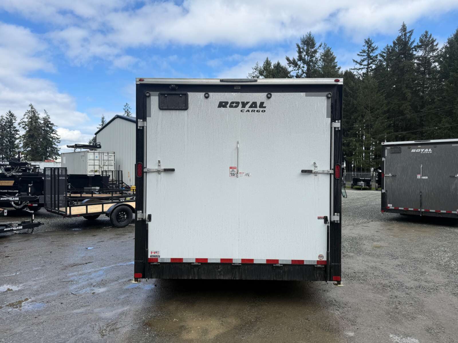 Photo of 2027 Royal 8.5x16 +V-Nose 11,400lb GVW Cargo Trailer - 86" Interior - Ramp Door