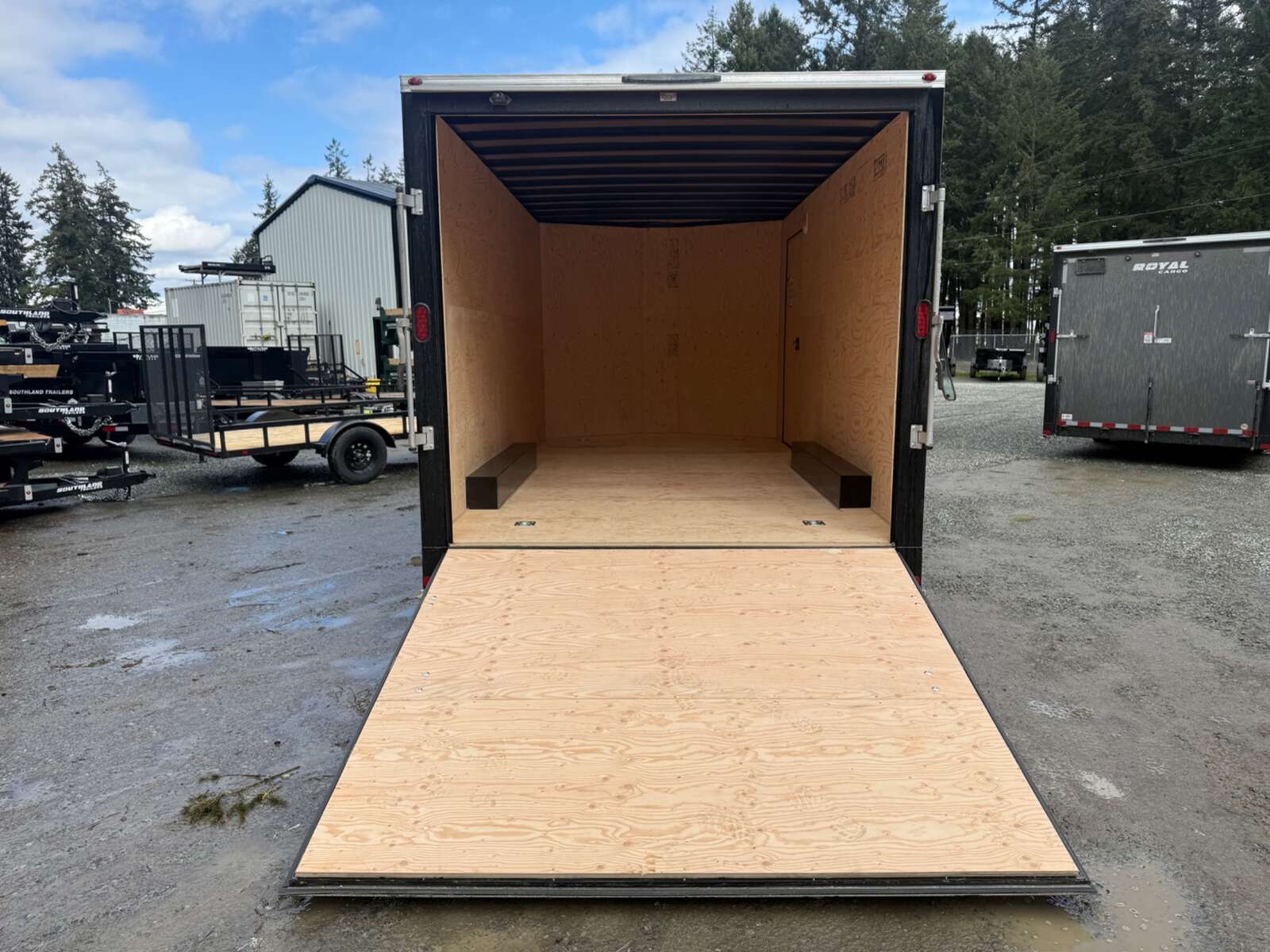 Photo of 2027 Royal 8.5x16 +V-Nose 11,400lb GVW Cargo Trailer - 86" Interior - Ramp Door