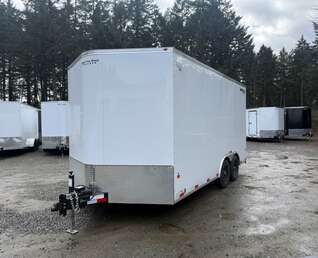 Thumbnail Photo of 2027 Royal 8.5x16 +V-Nose 11,400lb GVW Cargo Trailer - 86" Interior - Ramp Door