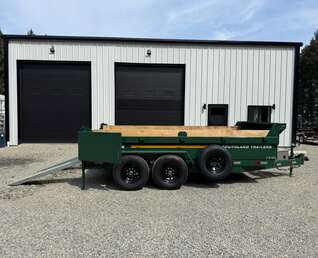 Thumbnail Photo of 2026 Southland 7X14 15,400LB GVW Dump Trailer - Green