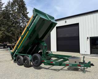 Thumbnail Photo of 2026 Southland 7X14 15,400LB GVW Dump Trailer - Green