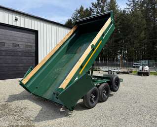 Thumbnail Photo of 2026 Southland 7X14 15,400LB GVW Dump Trailer - Green