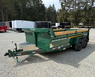 Thumbnail Photo of 2026 Southland 7X14 15,400LB GVW Dump Trailer - Green
