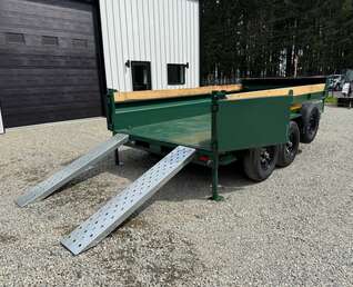 Thumbnail Photo of 2026 Southland 7X14 15,400LB GVW Dump Trailer - Green