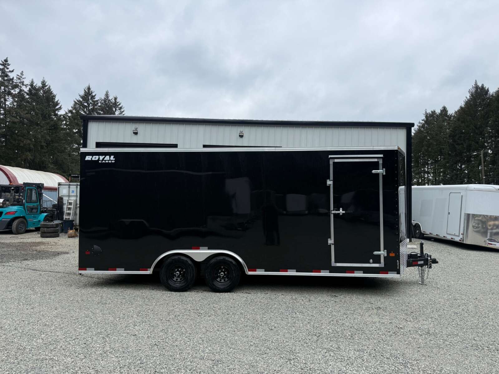 Photo of 2026 ROYAL 8.5X20 +V-NOSE 11,400LB GVW CARGO TRAILER - 86" INTERIOR - RAMP DOOR 
