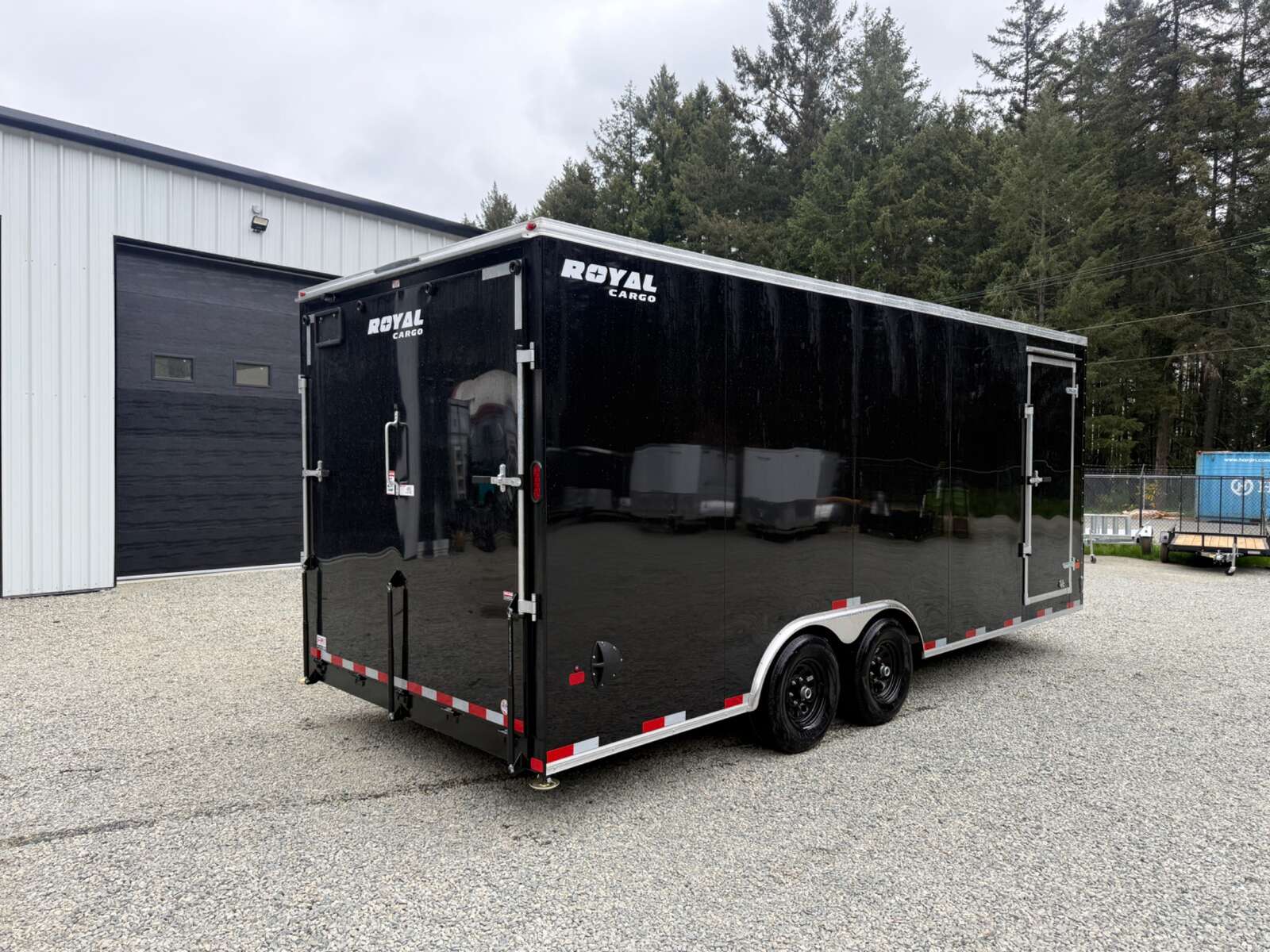 Photo of 2026 ROYAL 8.5X20 +V-NOSE 11,400LB GVW CARGO TRAILER - 86" INTERIOR - RAMP DOOR 