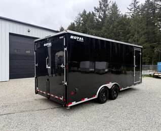 Thumbnail Photo of 2026 ROYAL 8.5X20 +V-NOSE 11,400LB GVW CARGO TRAILER - 86" INTERIOR - RAMP DOOR 