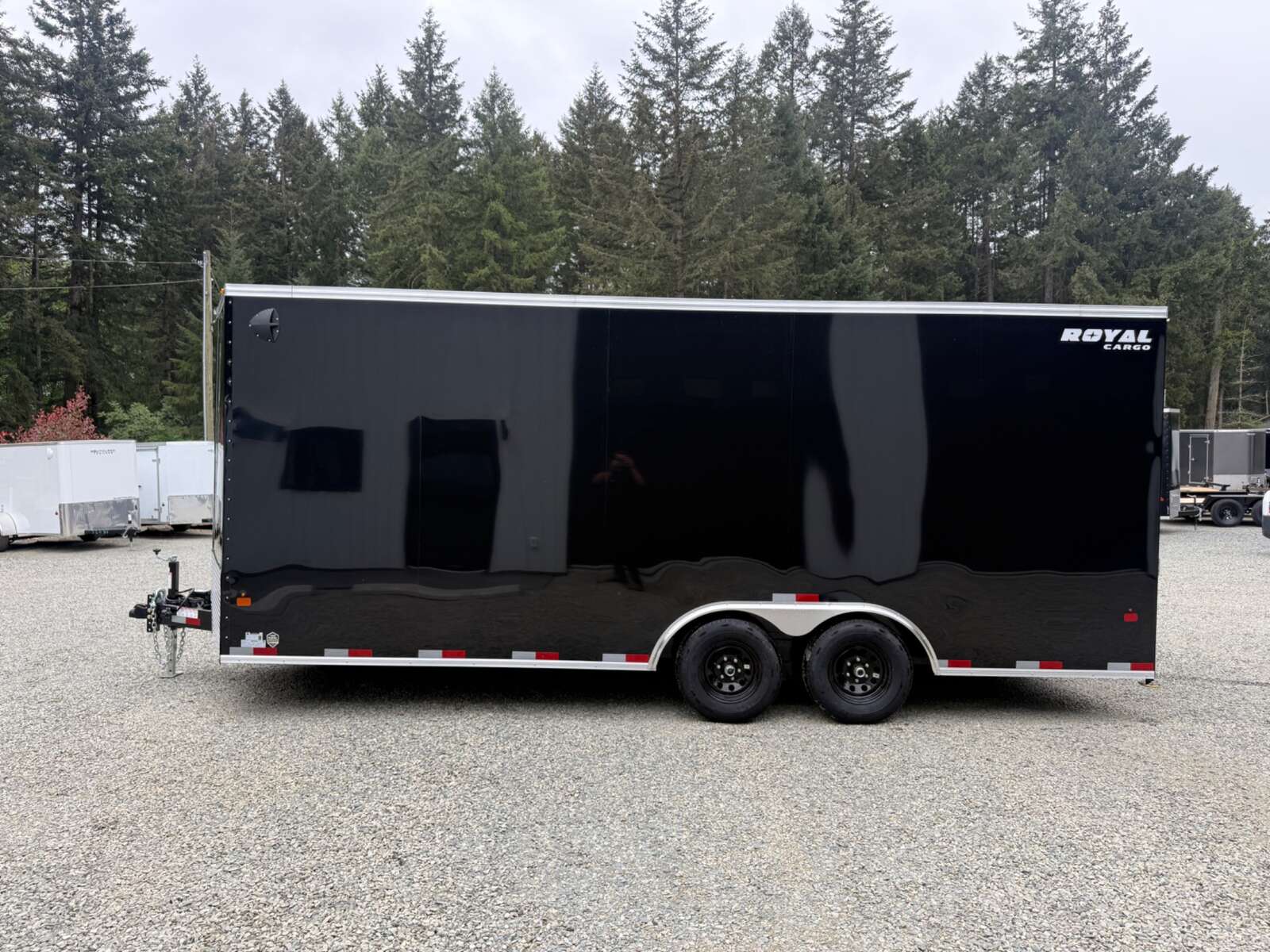 Photo of 2026 ROYAL 8.5X20 +V-NOSE 11,400LB GVW CARGO TRAILER - 86" INTERIOR - RAMP DOOR 