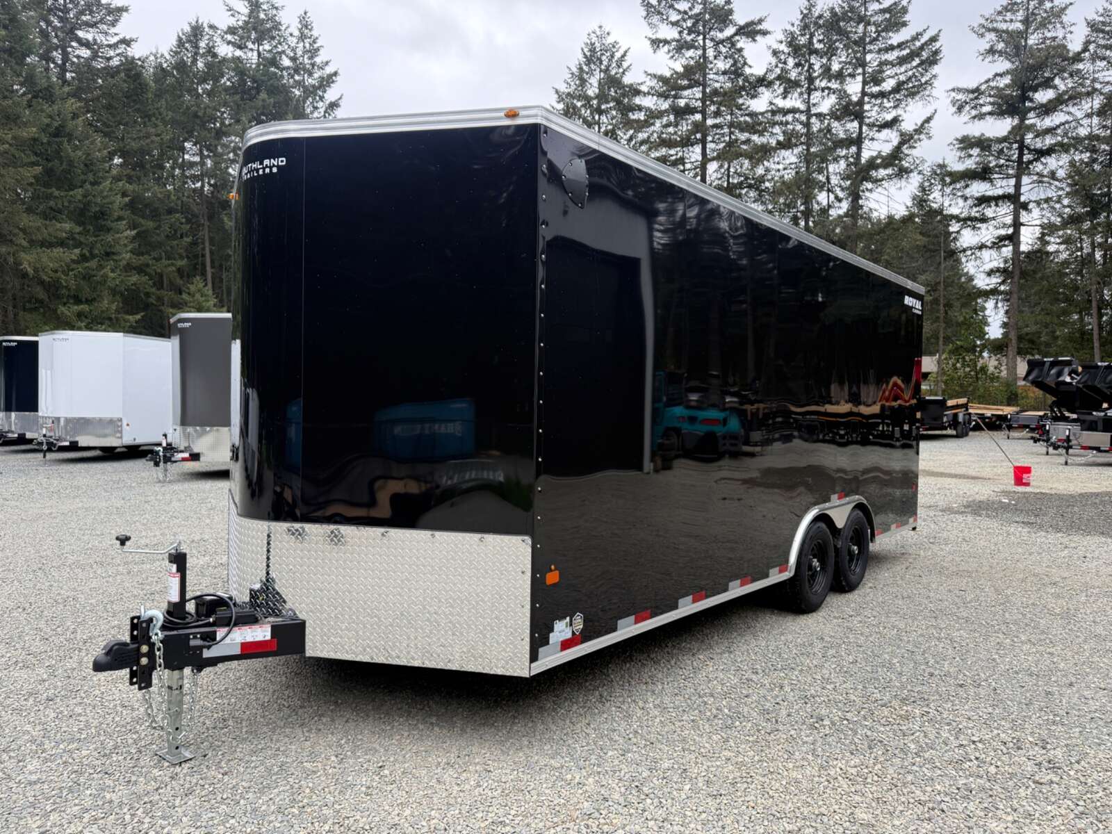 Photo of 2026 ROYAL 8.5X20 +V-NOSE 11,400LB GVW CARGO TRAILER - 86" INTERIOR - RAMP DOOR 