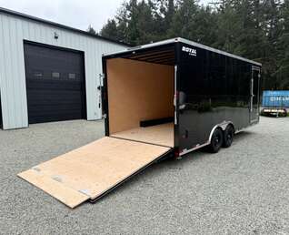Thumbnail Photo of 2026 ROYAL 8.5X20 +V-NOSE 11,400LB GVW CARGO TRAILER - 86" INTERIOR - RAMP DOOR 