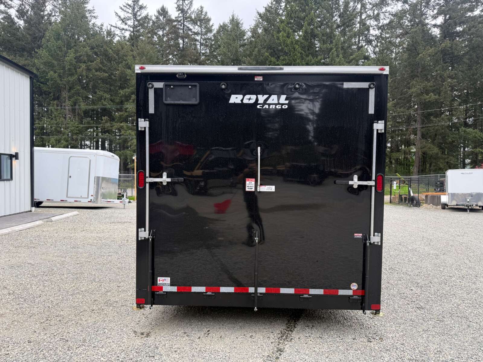 Photo of 2026 ROYAL 8.5X20 +V-NOSE 11,400LB GVW CARGO TRAILER - 86" INTERIOR - RAMP DOOR 