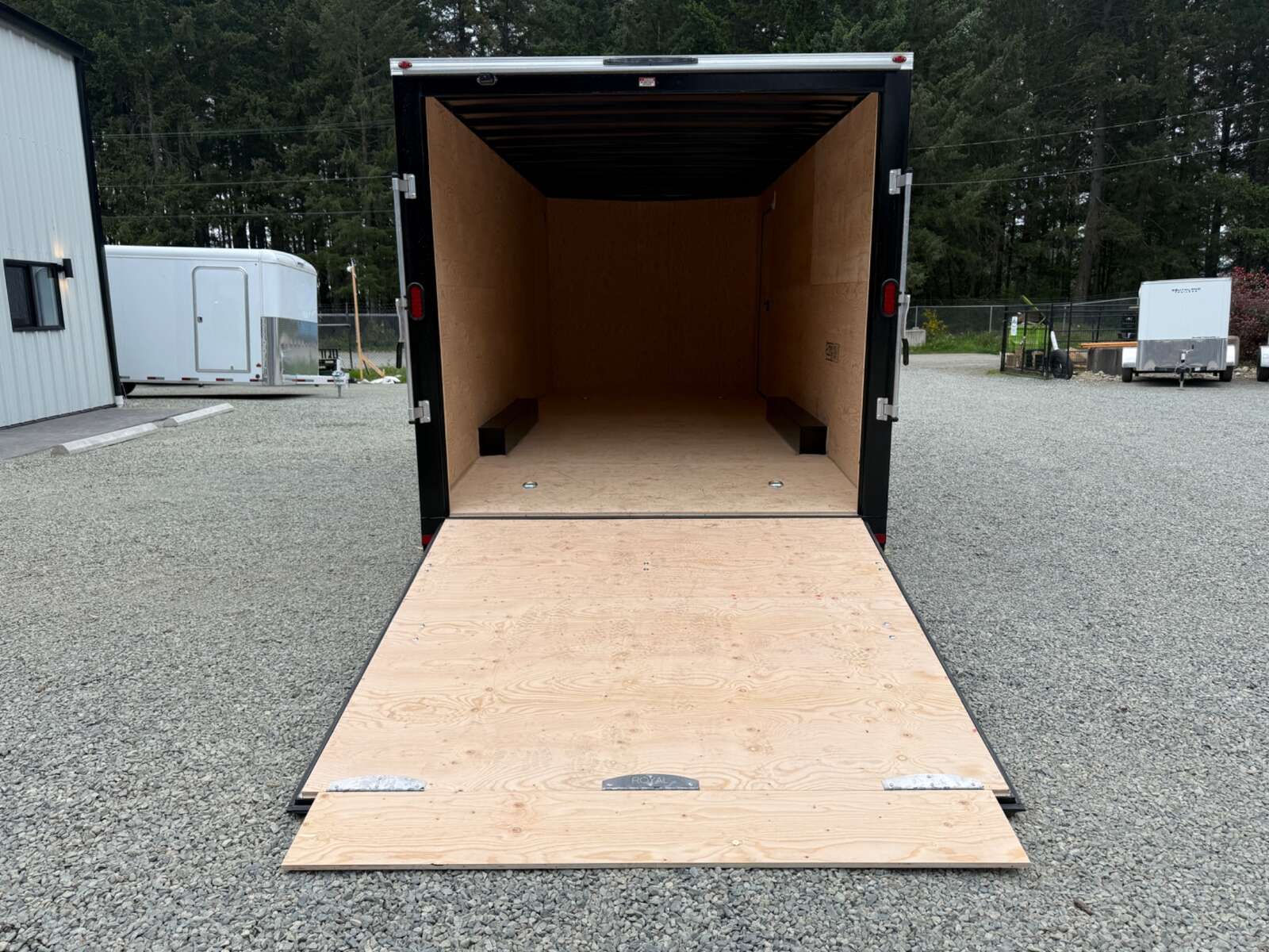 Photo of 2026 ROYAL 8.5X20 +V-NOSE 11,400LB GVW CARGO TRAILER - 86" INTERIOR - RAMP DOOR 