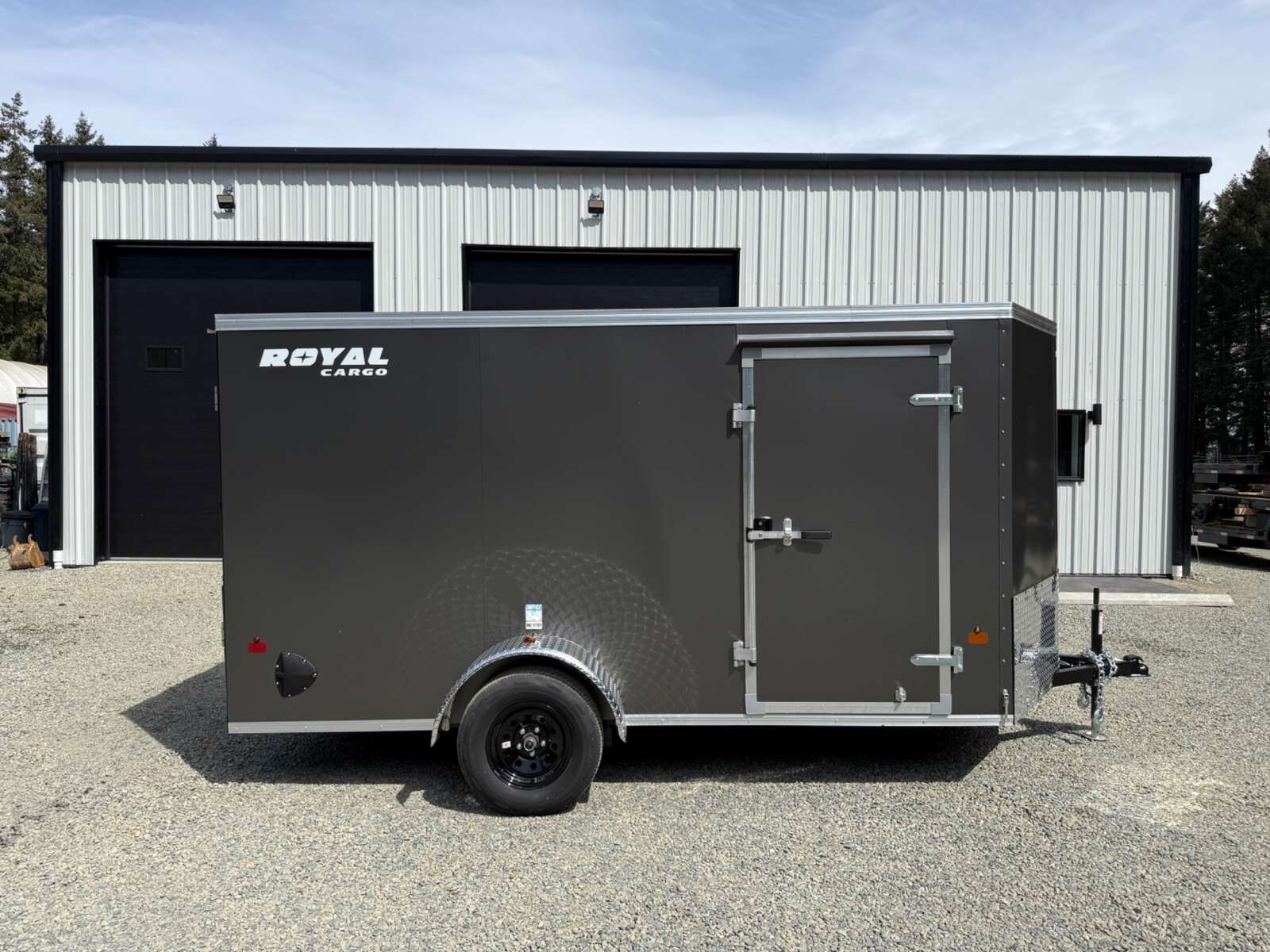 Photo of 2026 ROYAL 6X12 +V-NOSE 2,990LB GVW CARGO TRAILER - 72" INTERIOR - RAMP DOOR 