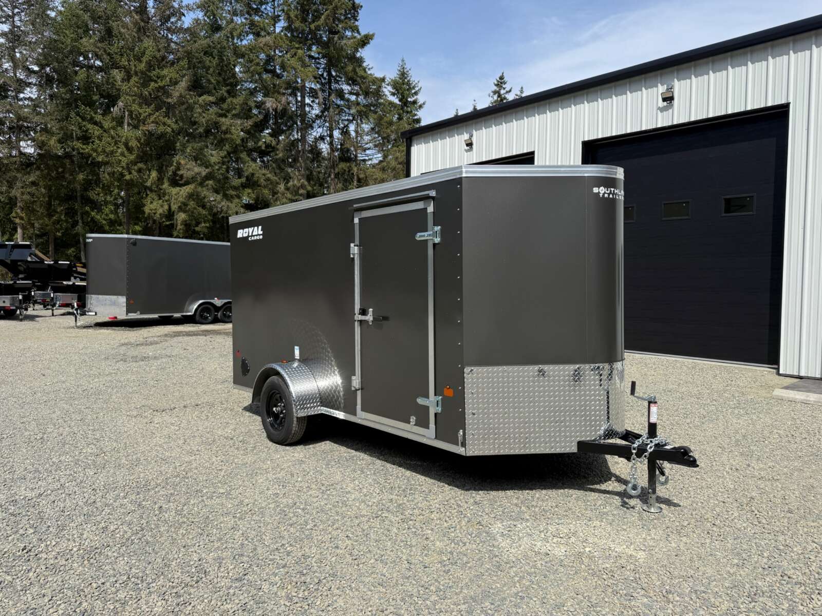 Photo of 2026 ROYAL 6X12 +V-NOSE 2,990LB GVW CARGO TRAILER - 72" INTERIOR - RAMP DOOR 