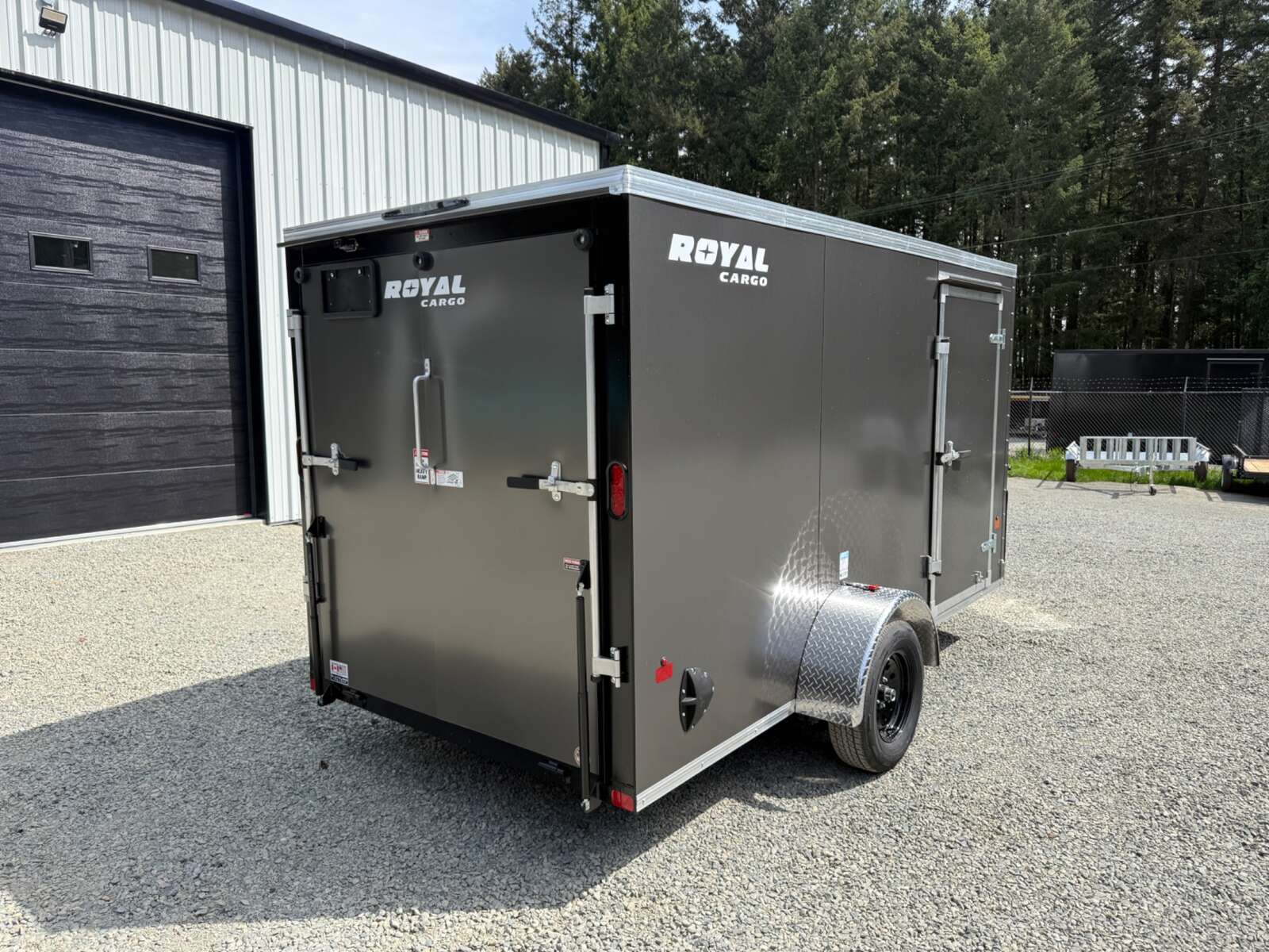 Photo of 2026 ROYAL 6X12 +V-NOSE 2,990LB GVW CARGO TRAILER - 72" INTERIOR - RAMP DOOR 